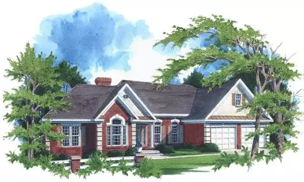 image of affordable country house plan 6310